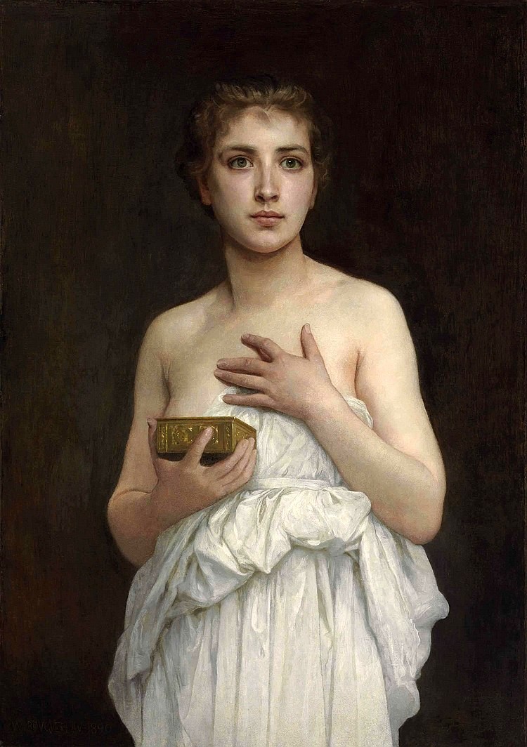 Pandora by William Bouguereau, 1890