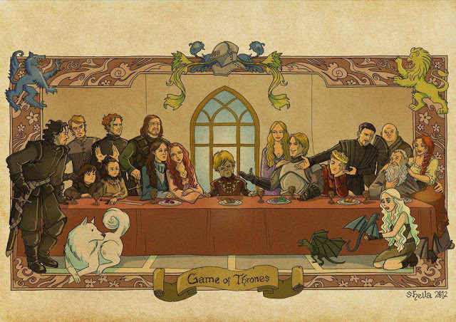 Game Of Thrones Last Supper by Sheilalala