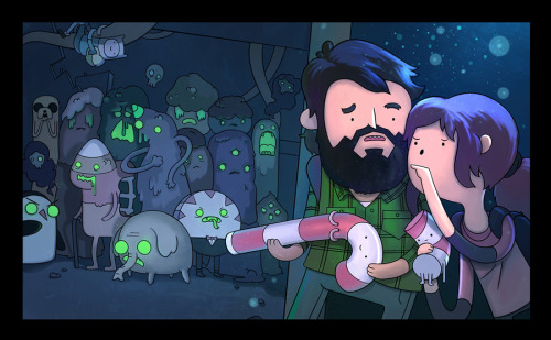 The Last of Us Adventure Time by Greggory Metzler