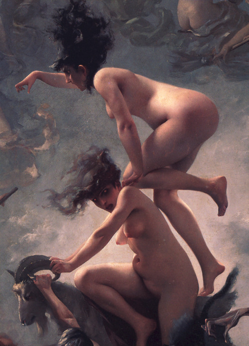 femalebeautyinart:

Vision of Faust (detail) by Luis Ricardo Falero, 1878


#5 in my top five favourite posts. I love the way Falero paints women - as gorgeous, terrifying hell-beasts with realistically chubby stomachs. This was also the first post I had that broke 1,000 notes, so it holds a special place in my heart for that too.