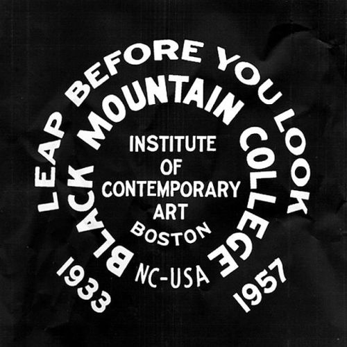Exhibition identity for the Black Mountain College exhibition on display at The Institute of Contemporary Art Boston through January 24th, 2016. Don&rsquo;t miss it if you&rsquo;re in Boston!