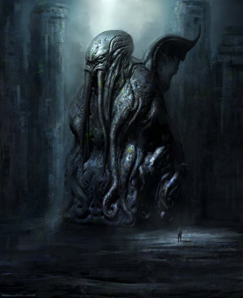 Cthulhu statue DVG by Christian Quinot