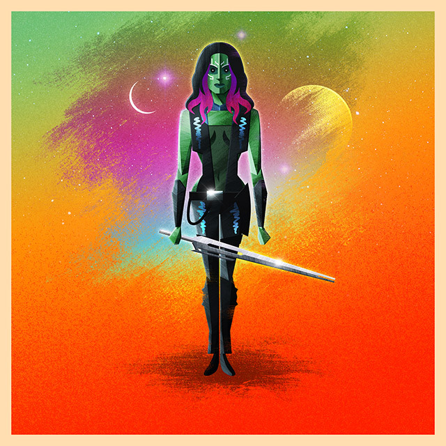 StarKade: Guardians of the Galaxy Pack - Created by James White | Tumblr | Store
5” X 5” 5 print series, S/N editions of 75. Available 12pm EST Friday, November 28th, 2014, as part of the Signalnoise Black Friday sale, HERE. Additional an edition of 20 “Seedling” print will be randomly inserted into lucky packs.