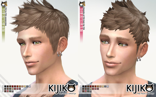 ve made hairstyles for TS4!TS3 to TS4 / Faux hawk ...