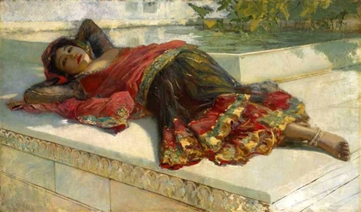 Edwin Lord Weeks (1849-1903) - Nautch Girl Resting