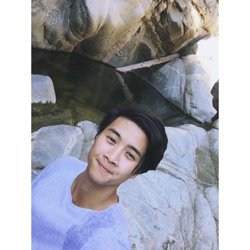 petersadrian: Beautiful day of shooting at Hermit falls yesterday :) Peter Adrian, of the Sudarso Brothers.