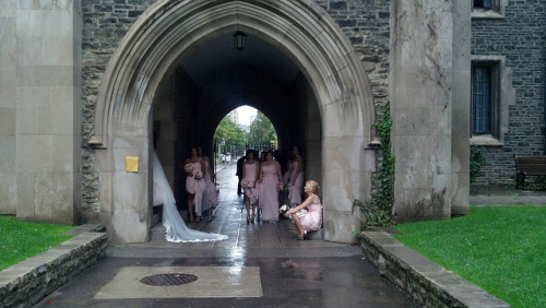 Bridesmaids at Burwash Hall Gate House