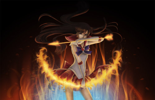 Sailor Moon - Sailor Mars by Ayashiroi
