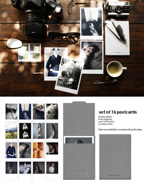fabricemabillot:Set of 16 Postcard - limited édition - Free... - Daily Ladies