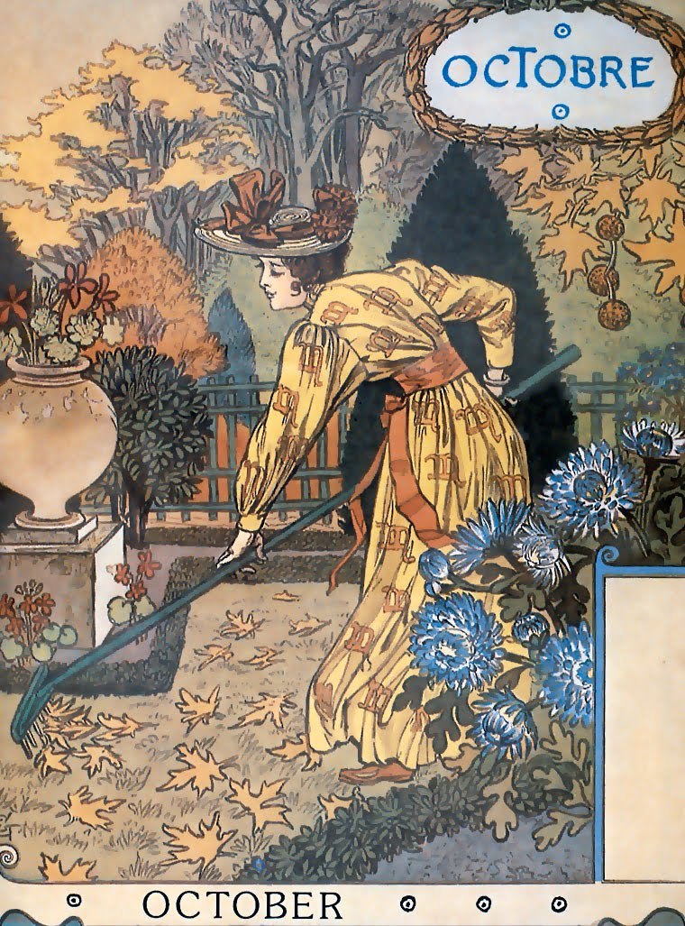 

Eugène GRASSET Calendrier “La Belle Jardinière” 1896

