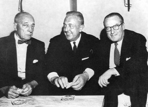 Harold Lloyd with (left to right) Buster Keaton and Jacques Tati.  c. early 1960sHappy Birthday, Buster Keaton - (October 4th, 1895 - February 1rst, 1966)