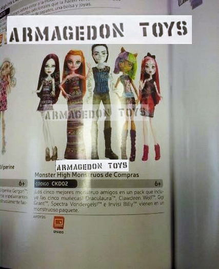 New 5 pack. and Viperine haha excluded. Monster High México - facebook
