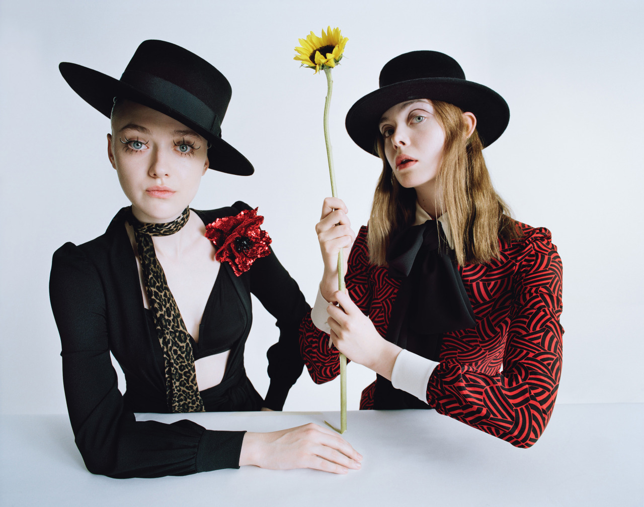 Surreal  Sisters
Photograph by Tim Walker; styled by Jacob K; W magazine February 2015. 