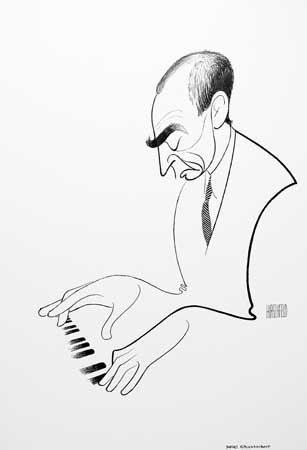 Sergei Rachmaninoff by Al Hirschfeld