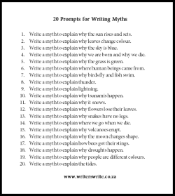 Over 6 Creative Writing Prompts | Snitch Blogger - Eric