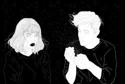 Love Drawing Art Couple Black And White My Art Grunge Space Galaxy