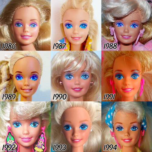 Эволюция куклы Барби с момента создания и до наших дней Tumblr_nsfngoAAlU1qf9djko4_500
