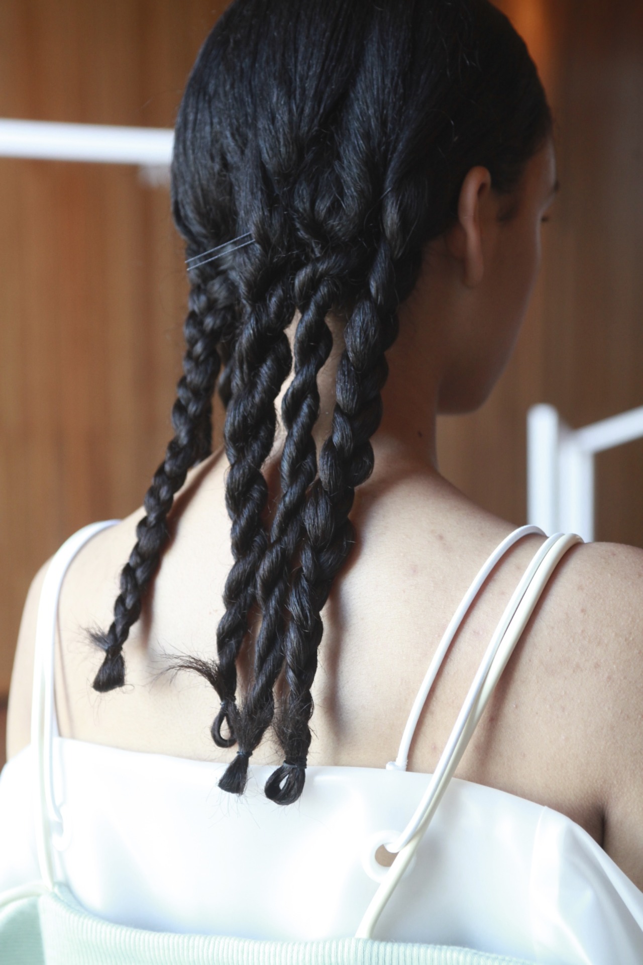 Braids For Days at Andrea Jiapei Li More on her SS 16 aquarium, here. 