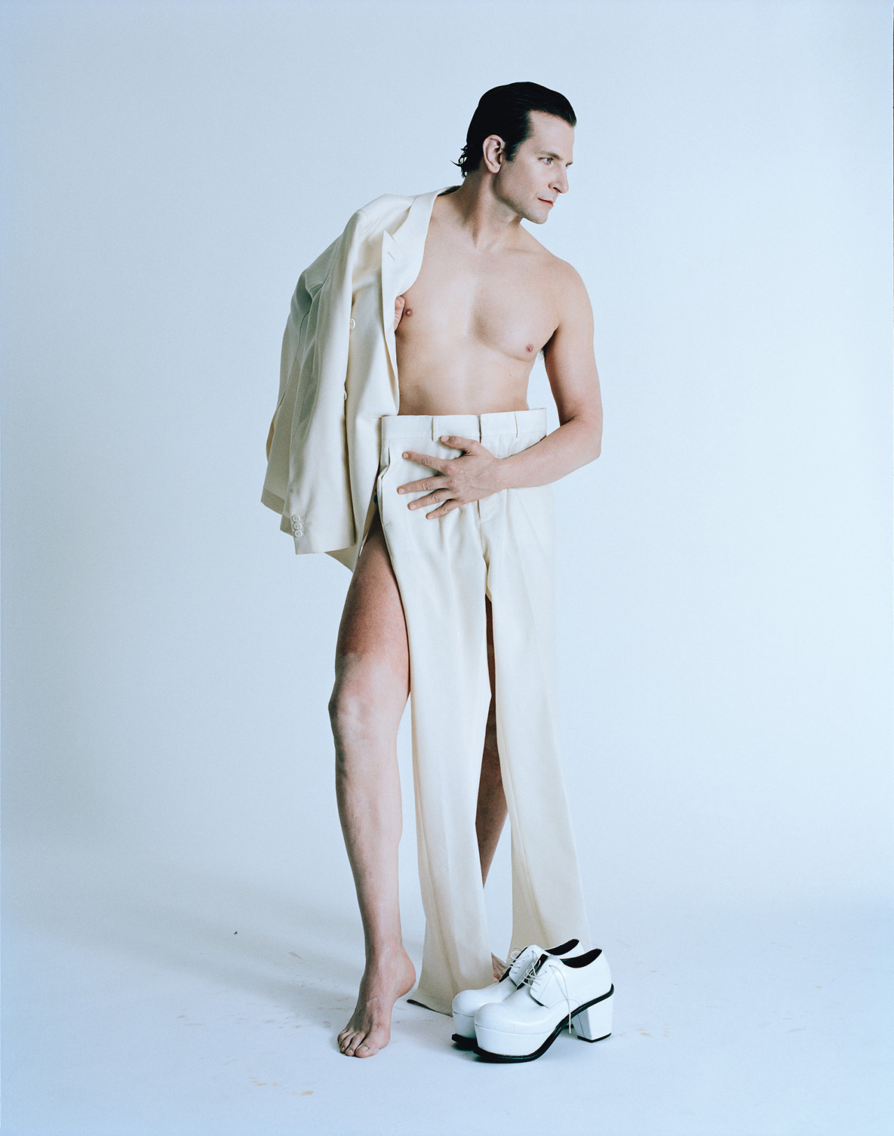 The Birthday Boy in His Birthday Suit 
Photograph by Tim Walker; styled by Jacob K; W magazine February 2015. 