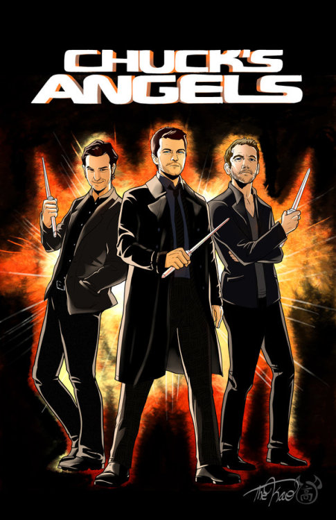 thekao:

My Supernatural spin on Charlie’s Angel. Get it on a print/ iphone case/ T-shirt here: The Kao’s Shop
