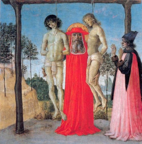 “ Fotógrafo dando instrucciones en la preparación de un recordatorio de ahorcamiento “ (Il souveniri inapropiatti) Pietro Perugino