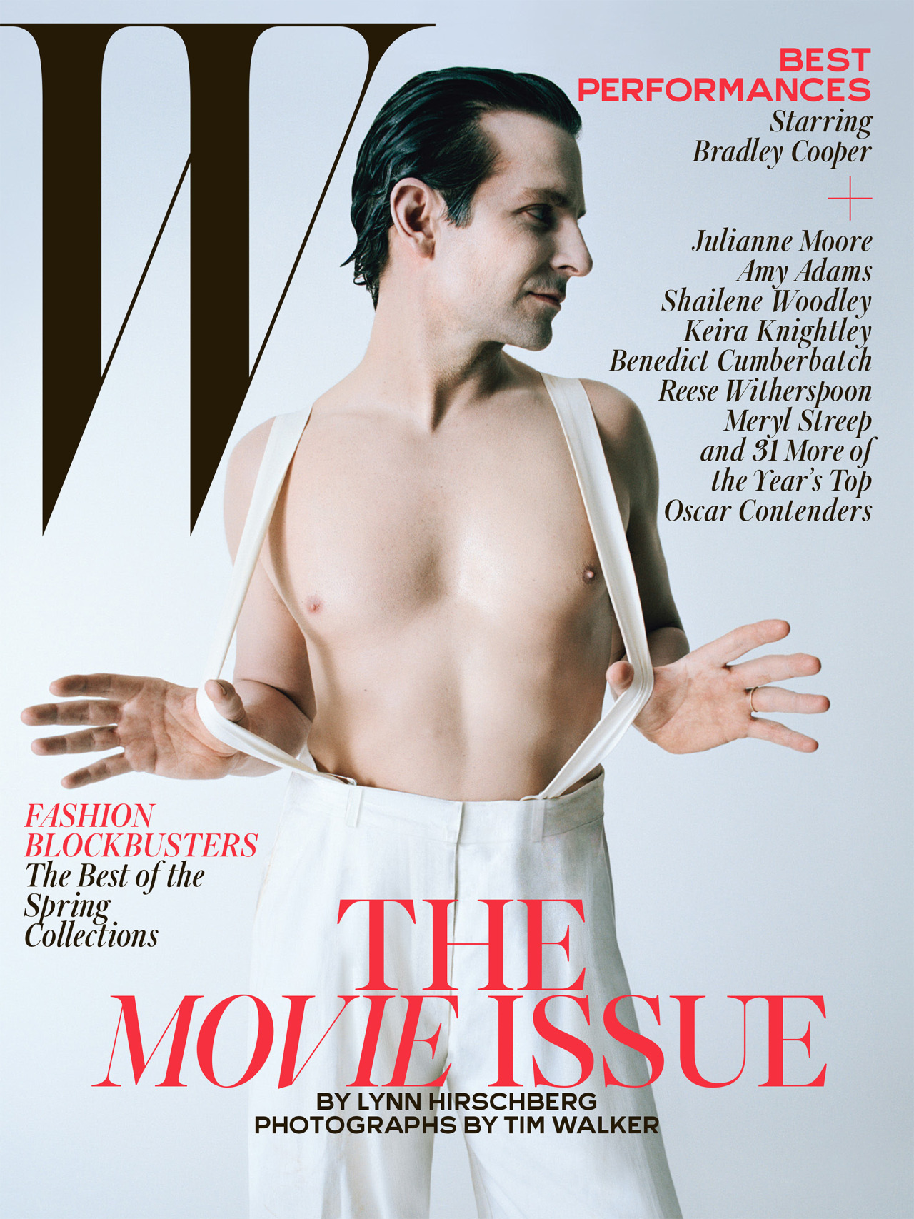 Bradley Cooper&#8217;s Cover Debut
Photograph by Tim Walker; styled by Jacob K; W magazine February 2015. 