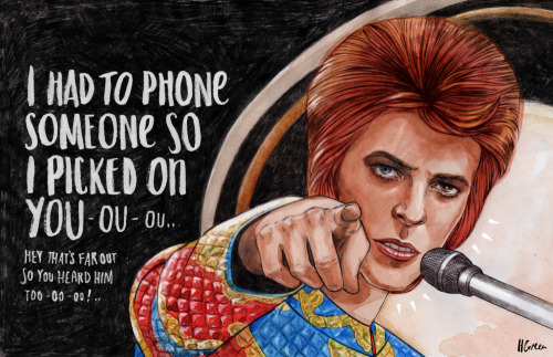 Finished this a few days later than planned - a tribute to a defining Bowie moment - tumblr_n8hvyrTn3V1qaetdco1_r1_500