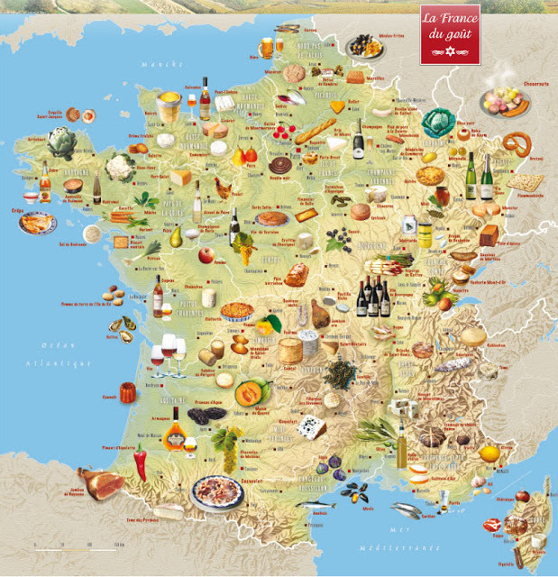 Gastrnomie régionale de France