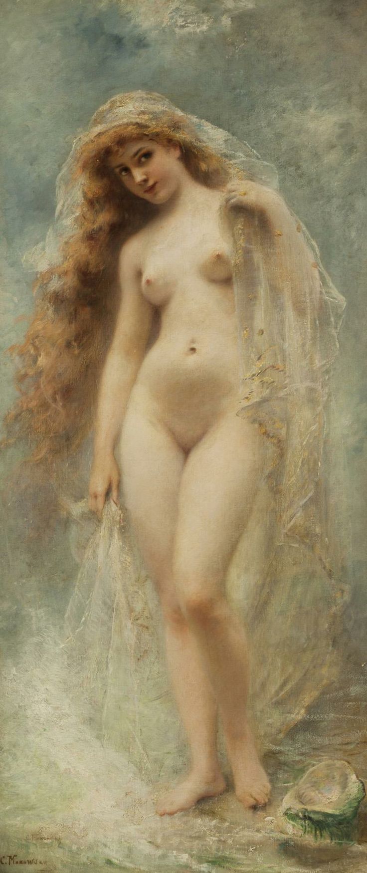Birth of Venus by Konstantin Makovsky, late 19th-early 20th century