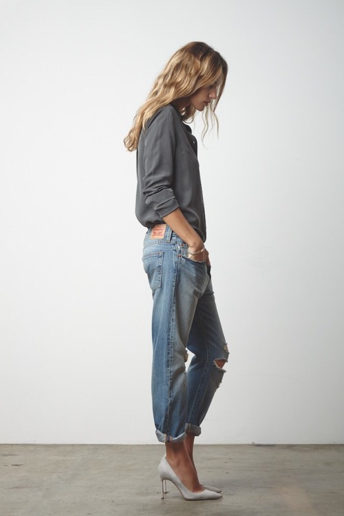 naimabarcelona:Levi’s 501 customized &amp; tapered jeans