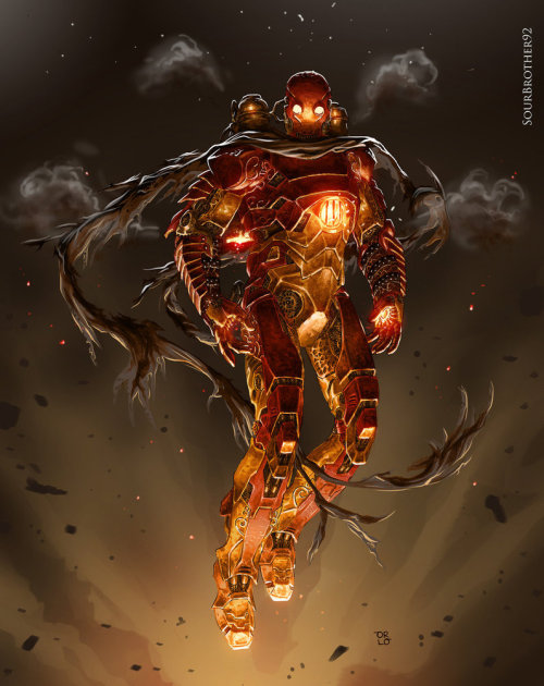 Steampunk Iron Man by Daniele Orlandini