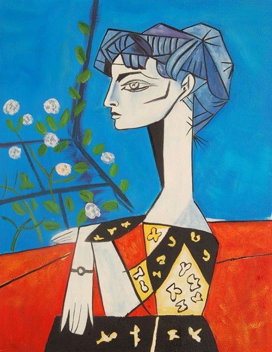 carminecitro:

Picasso, Jacqueline con fiori, 1954

