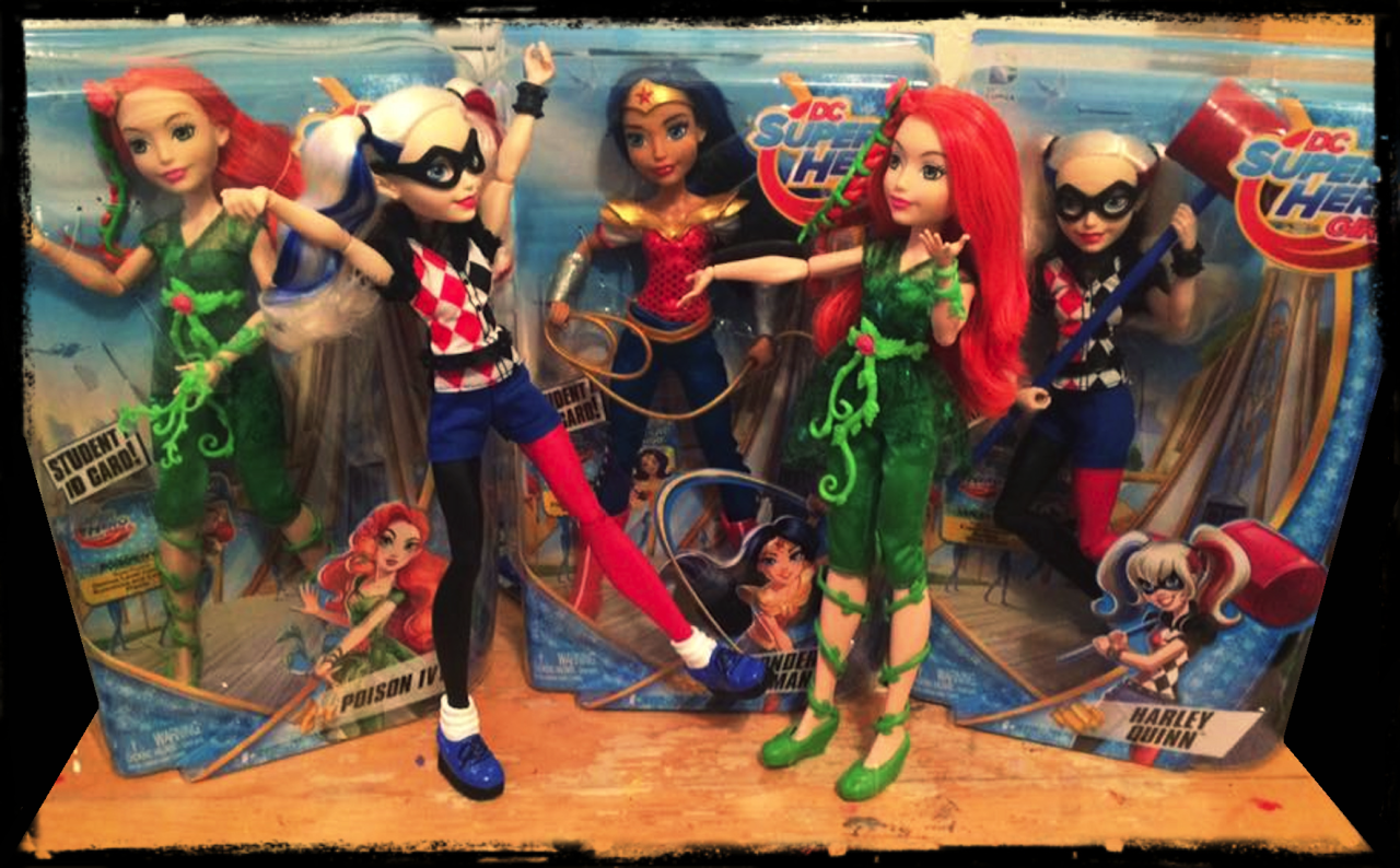 Poison Ivy: “What’s with the creepy statues of Wonder Woman and us, Harl?”Harley Quinn: “HA! Aw come on Red, they are prizes for the &lsquo;DC Super Hero Girls Dolls&rsquo; Facebook page winners - They chose us three as their top three favorites!”That’s right everyone!Yesterday, I asked which three characters were your most wanted/favorites, and Harley Quinn, Poison Ivy and Wonder Woman were the ones that got the most votes! We will be having a contest/giveaway of these three DC Super Hero Girls when we hit the 5,000 LIKES! Stay tuned for more details and tell your friends to “LIKE” our fan page to have the contest sooner: www.facebook.com/DCSuperHeroGirlsDolls!P.S. Our contests are ALWAYS international! Anyone in the world could win.