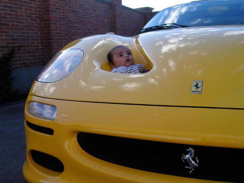 iwillmindfuckyou:

booooost:

i-r-confused:

who said ferraris aren’t family cars hah

because air from the grille is diverted out those channels, that baby would be launched out at sufficiently high speeds

fantastic