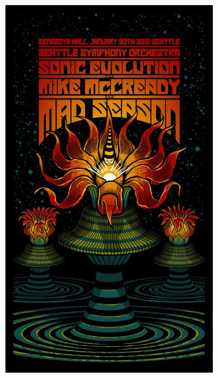 Poster for tonight&#8217;s Mad Season Sonic Evolution show.