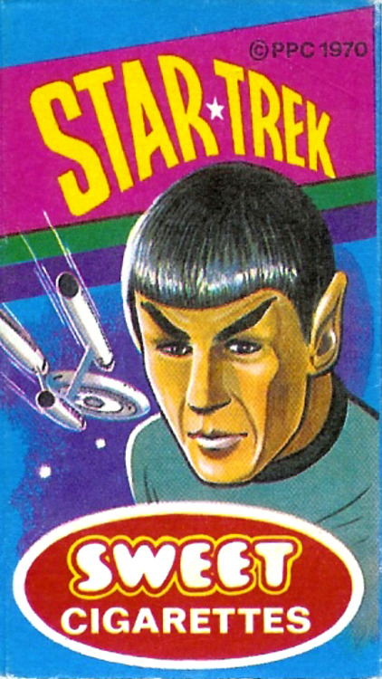 Star Trek Sweet Cigarettes - Primrose Confectionery (England) - 1970