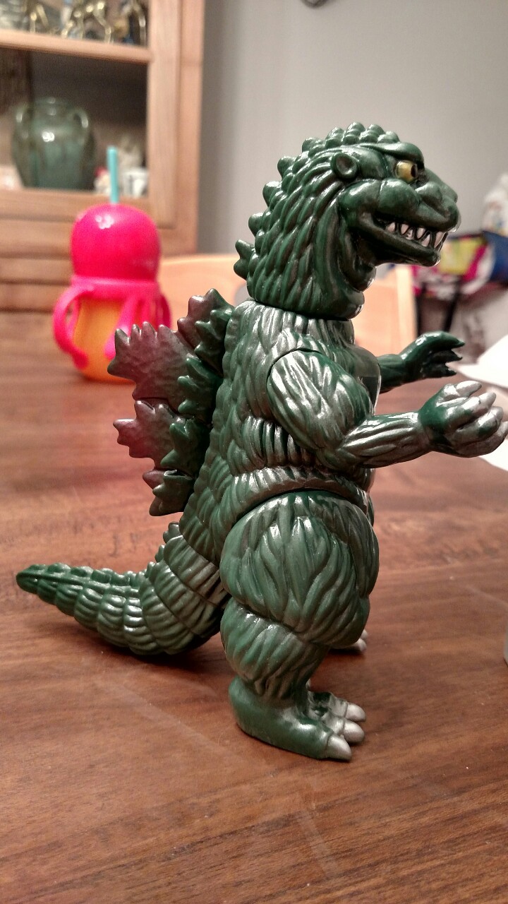 SD Godzilla '54 Figure from Kaiju Oh Kurabu Set Gamera 