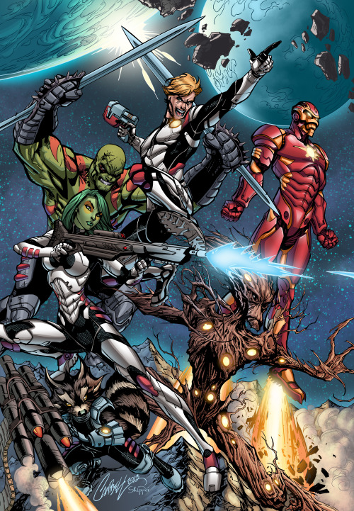The Guardians Of The Galaxy by J.Scott Campbell and Jeremiah Skipper (2013)