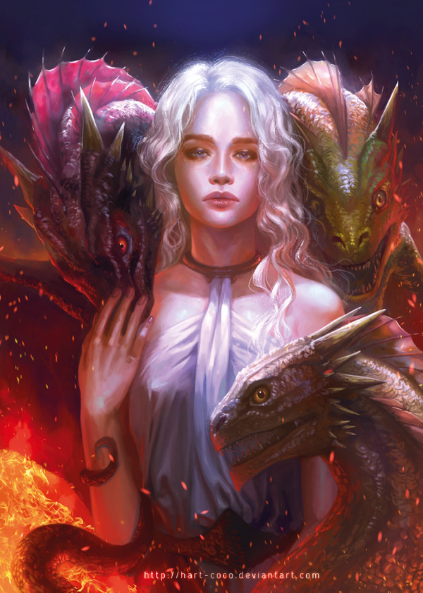 The Mother of Dragons by Silvia Caballero.