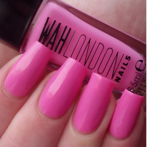 REGRAM #wahswatch @murrellnails our DELISH pink#wahNONAILSNOLIFE the perfect bluey toned#barbiepink