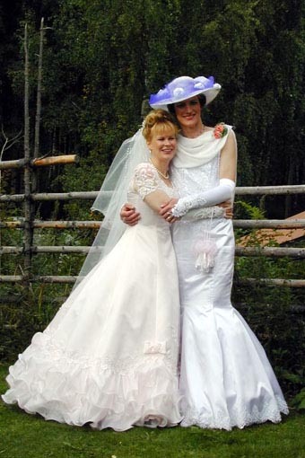 crossdress wedding dress