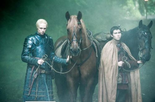 almostaprayer:

Brienne of Tarth and Podrick Payne in 4x07- Mockingbird
