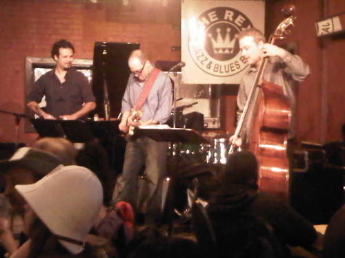 Eric St. Laurent Trio at the Rex Hotel. @ericstlaurent and I talked during the break about his career as a self-contracting musician in the Future Shock age. It&#8217;s such a luxury for me to be able to catch great musicians on Queen Street West. (Toronto, Saturday) 20101211&#160;2000