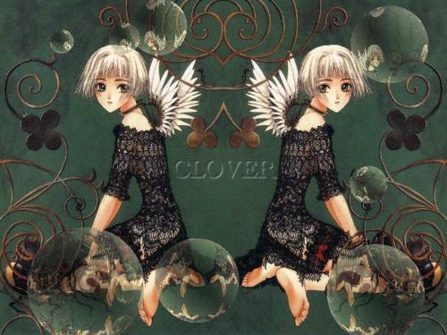 yousei:

A friend of mine got me hooked on the beautiful Clover by CLAMP!  I think it’s the whole wing thing that fascinates me…
