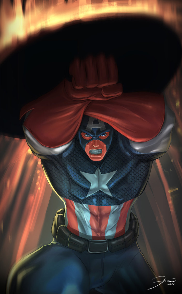 Captain America - by Darkeyez07