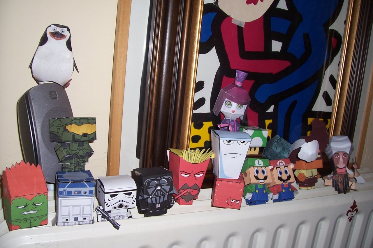 My papercraft collection :)