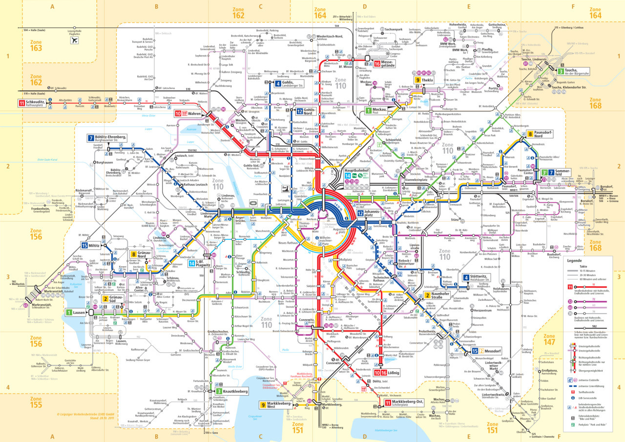 Official Map: LVB, Leipzig, Germany In a way,... - Transit Maps