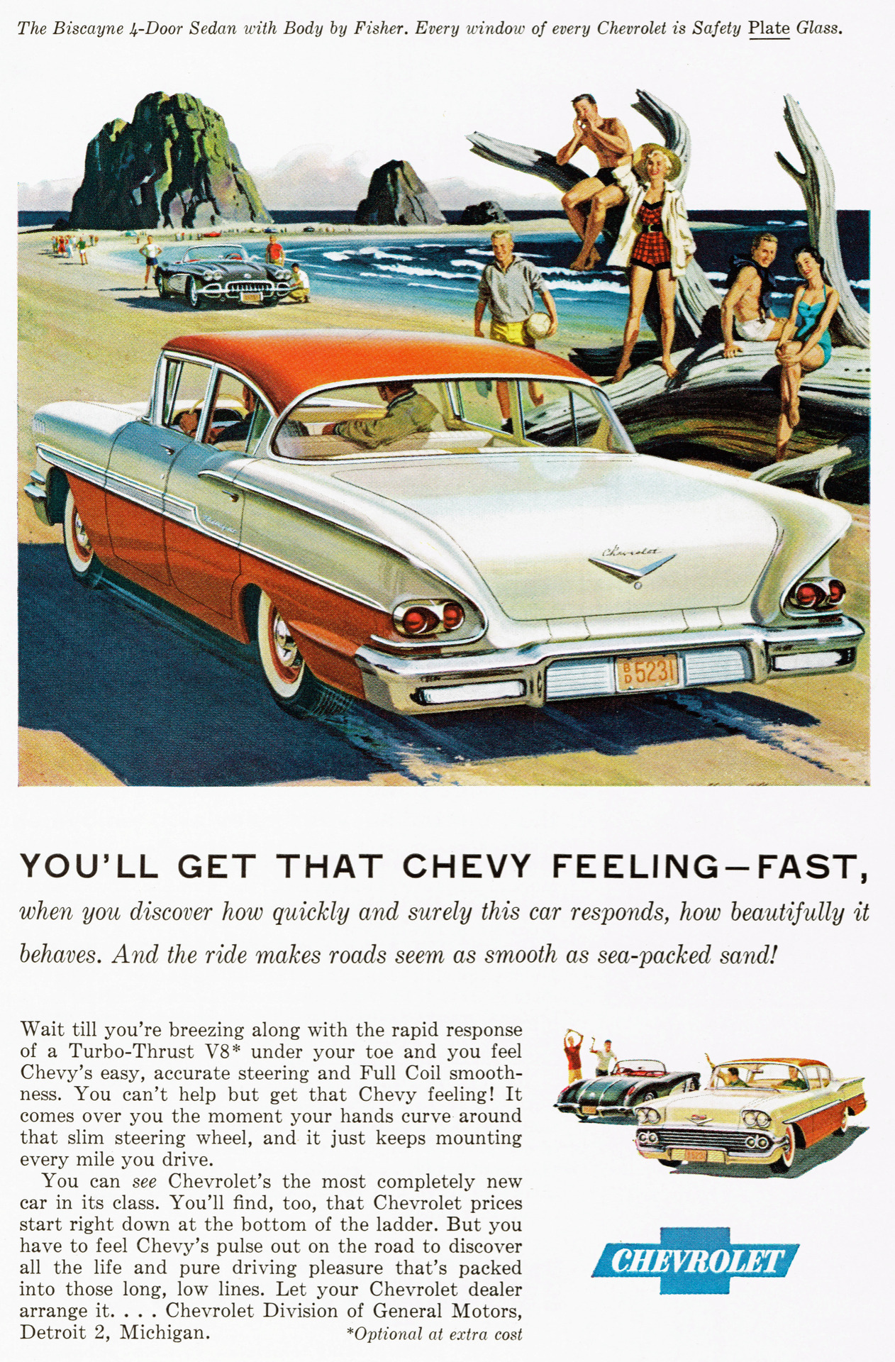 1958 Chevrolet Biscayne 4-Door Sedan