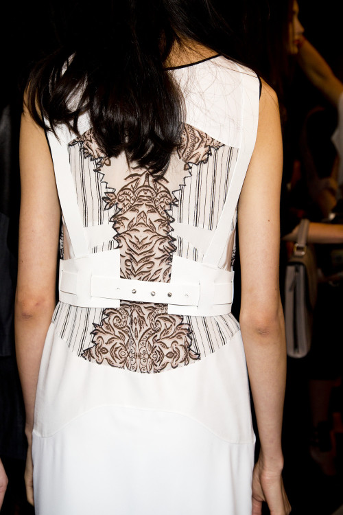 lace detail on a dress at bcbg yesterday see more