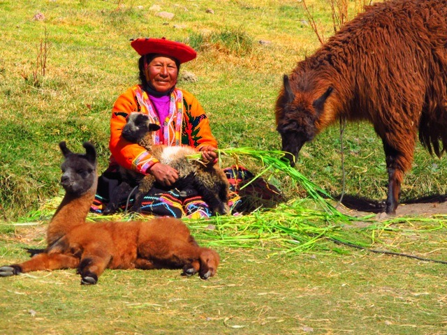 Mulher em Cuzco, Peru